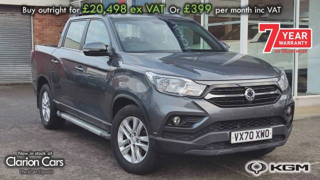 SsangYong Musso 2.2 Double Cab Pick Up Saracen 4dr Auto AWD Pick Up Diesel Grey