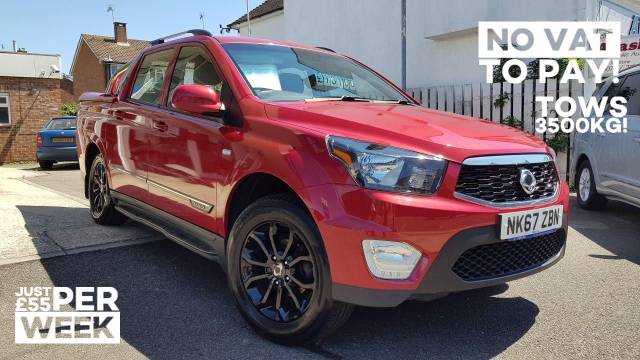 SsangYong Musso 2.2 Pick up EX 4dr 4WD Pick Up Diesel Red