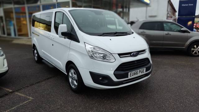 Ford Tourneo Custom 2.0 TDCi 130ps Low Roof 9 Seater Titanium MPV Diesel White