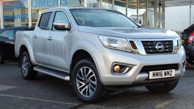 Nissan Navara Double Cab Pick Up Acenta+ 2.3dCi 190 4WD Pick Up Diesel Silver at Clarion Cars Worthing