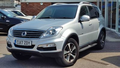 SsangYong Rexton W 2.2 EX 5dr Tip Auto Estate Diesel Silver at Clarion Cars Worthing