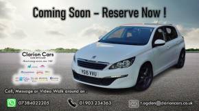 PEUGEOT 308 2015 (15) at Clarion Cars Worthing