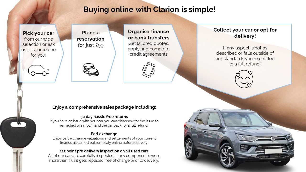 Buy Online at Clarion Cars