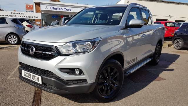 SsangYong Musso 2.2 Double Cab Pick Up Rebel 4dr Auto AWD Pick Up Diesel Silver