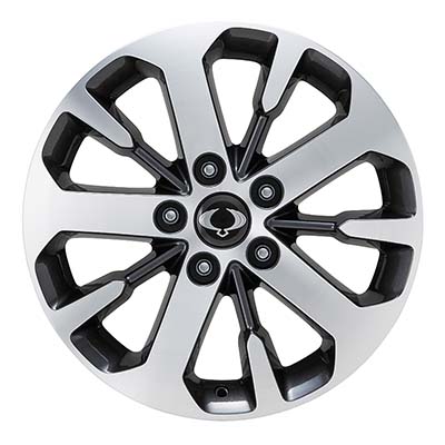 SsangYong Rexton: 18” alloy wheels - with 255/60 tyres - diamond cut